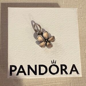 Pandora Silver and Light Pink Cherry Blossom pendant